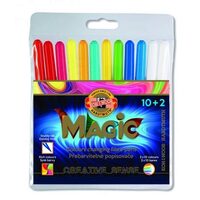 k1612-10+2M Set 10+2 culori carioca Magic - Koh-I-Noor