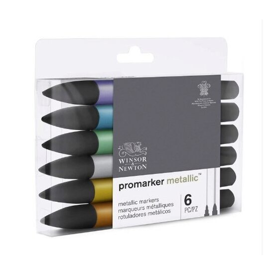 Set 6 promarker metalic Winsor Newton
