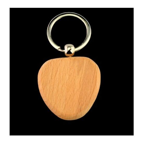 355360 Breloc lemn inima, 4.5x4.4cm - ANT-CH