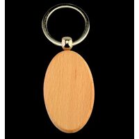 355362 Breloc lemn oval, 3.3x5.5cm - ANT-CH