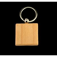 355363 Breloc lemn patrat, 4cm - ANT-CH