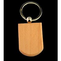 355365 Breloc lemn , 3.3x4.4cm - ANT-CH