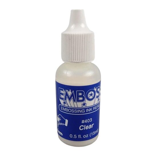 SEMR-C - Refill transparent pentru stampilare si embosare cu pudra 15 ml - CS-R