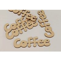 32173 - Set 5 figurine lemn - Coffee 3cm x 10cm- Pentart