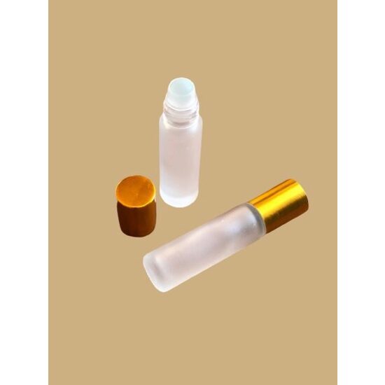 Sticluta roll-on cu capac auriu - 70x19mm , 8ml - POR