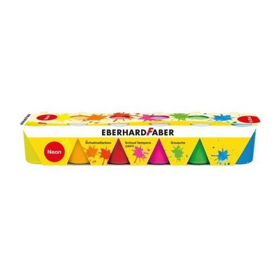 575507 - Set 6 culori tempera 25 ml - Neon - Eberhard Faber