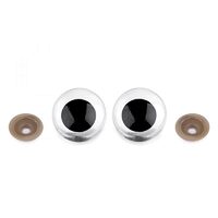 800918 - Set 2 ochi pentru jucarii cu dispozitiv de siguranta, 30 mm - STKL