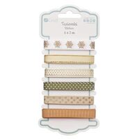 DPTA-047 - Set 6 panglici decorative de Craciun - Gold bliss - DP CRAFT