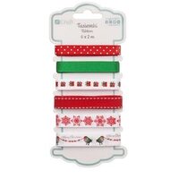 DPTA-048 - Set 6 panglici decorative de Craciun - Merry Christmas - DP CRAFT
