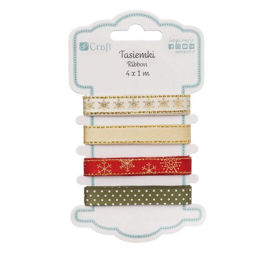 DPTA-055 - Set 4 panglici decorative de Craciun - Christmas - DP CRAFT