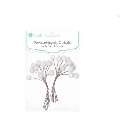 DPZA-047 - Set 2 buchete bilute decorative albe - DP CRAFT