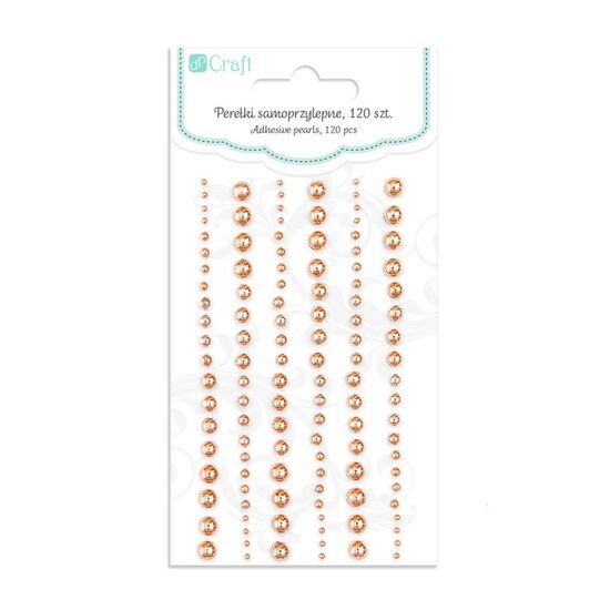 GRPE-049 - Set 120 perlute autoadezive mixte - cupru - DP CRAFT