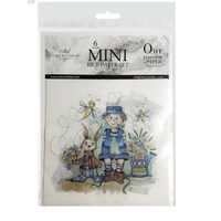 RSM014 - Set 6 hartii de orez mini - 14.8 x14.8 cm - ITD