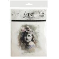 RSM015 - Set 6 hartii de orez mini - 14.8 x14.8 cm - ITD