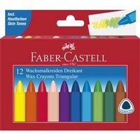 FC120010 Set 12 Creioane Cerate Triunghiulare - Faber Castell