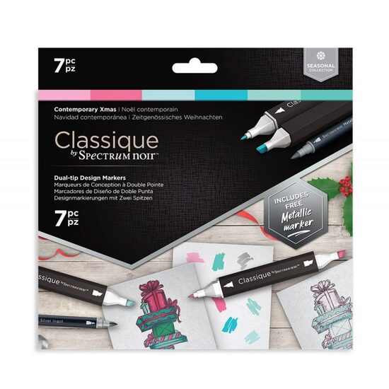 SN-CS7-CNX Set 7 markere Spectrum Noir Classique CONTEMPORARY XMAS - Cra