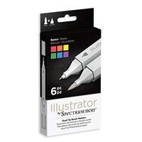 SPECN-IL6-BAS Set 6 markere BASICS - Spectrum Noir - Crafters Companion