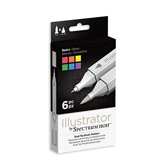 SPECN-IL6-BAS Set 6 markere BASICS - Spectrum Noir - Crafters Companion