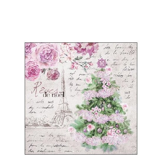 PAK161 - 32513535 - Set 20 servetele 25 x 25 cm - Reves de noel - Ambiente