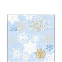 PAK61 - 32513741 - Set 20 servetele 25 x 25 cm - Delicate stamps blue - Ambiente