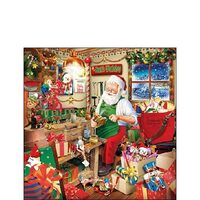 PAK207 - 32514700 - Set 20 servetele 25 x 25 cm - Santas workshop - Ambiente