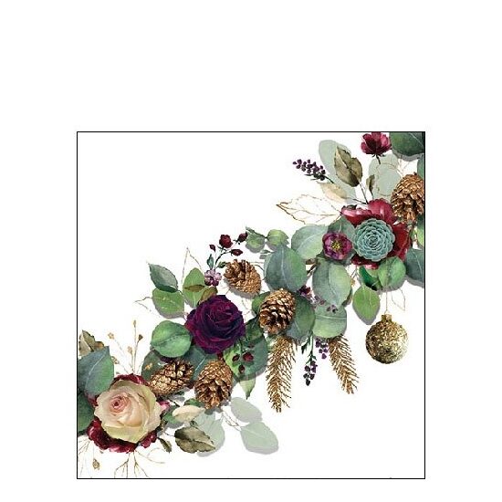 PAK265 - 12514721 - Set 20 servetele 25 x 25 cm - Eucalyptus White - Ambiente