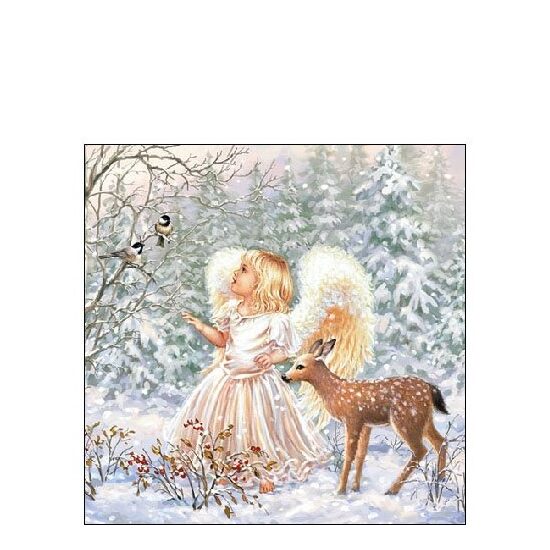 PAK182 - 32513470 - Set 20 servetele 25 x 25 cm - Winter Angel - Ambiente