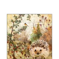 PAK7 - 12514450 - Set 20 servetele 25 x 25 cm - Autumn Hedgehog - Ambiente