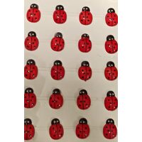 361934 Set 40 buburuze plastic adezive 1.4x2cm - ANT-CH