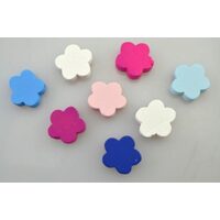 363056 Set 100 margele de lemn floricica, 2cm - ANT-CH