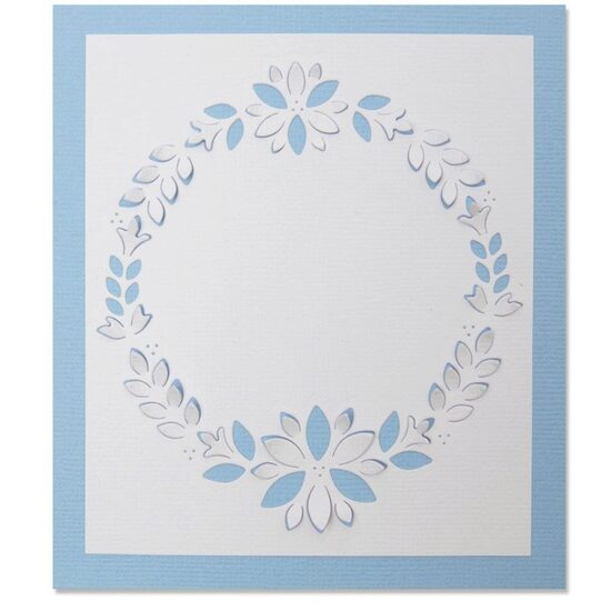1 - 664578 Cutter Thinlits Cut-Out Wreath/ Coroana decupata - Sizzix