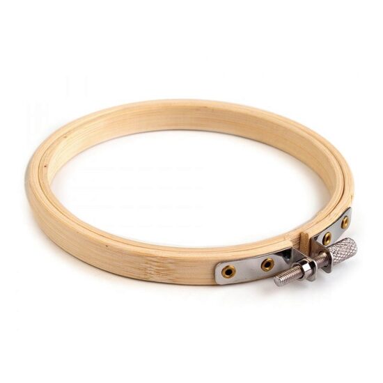 750403 - Gherghef din bambus pentru brodat, 10 cm - STKL