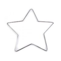 780008 - Stea metalica pentru prinzator de vise/decoratiune de Craciun, 20 cm - STKL
