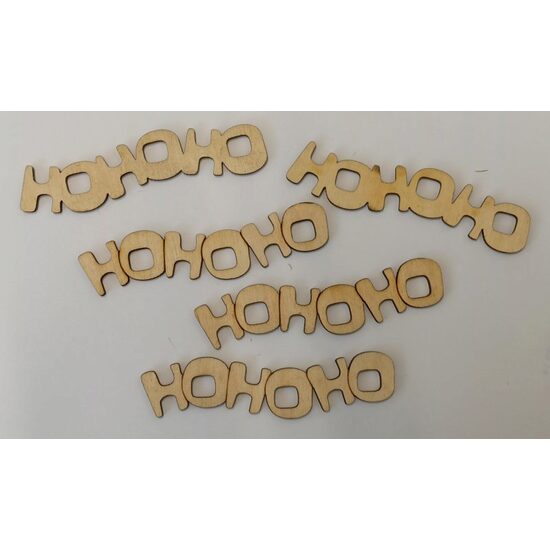 32176 - Set 5 figurine lemn 10x2cm - Hohoho - Pentart