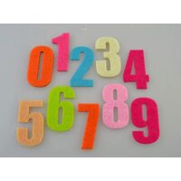 368930 Set cifre fetru adezive , 0-9 culori mixte - ANT-CH