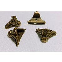 366981 Coltar metalic cu piciorus nuanta bronz, 3,4x4.5cm - ANT-CH