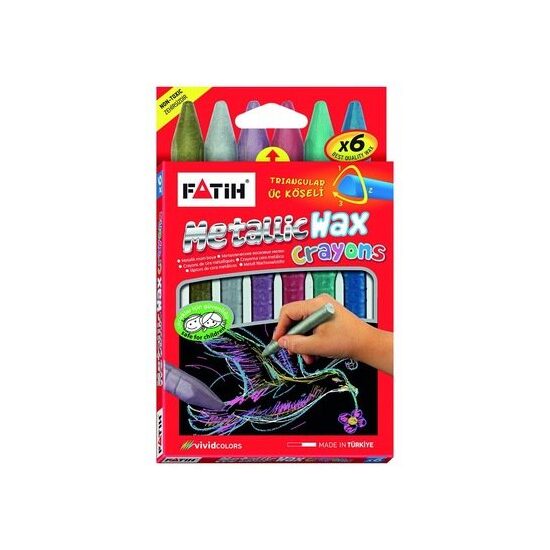 50180 - Set 6 creioane cerate metalice - FATIH