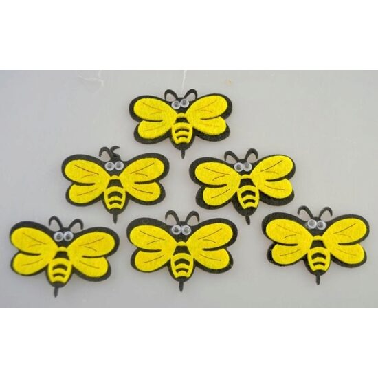 368938 Set 6 figurine fetru - albinute autoadezive - ANT-CH