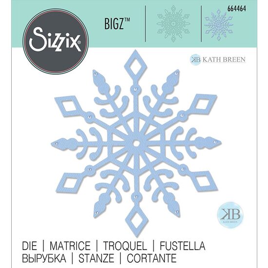 34 - 664464 - Cutter Bigz - Snow crystal - Sizzix