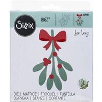 34 - 664461 - Cutter Bigz - Mistletoe leaves - Sizzix