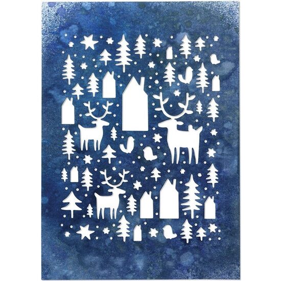 10 - 664199 - Cutter Thinlits - Nordic winter - Sizzix