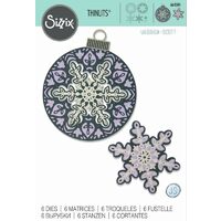 10 - 664584 - Set 6 Cuttere Thinlits - Layered snowflake - Sizzix