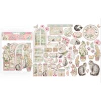 DFLDC26 - Decupaje asortate, 55 piese - Orchids and Cats - Stamperia