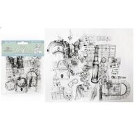 DFLDCP02 - Decupaje asortate transparente, 28 piese - Lady Vagabond - Stamperia