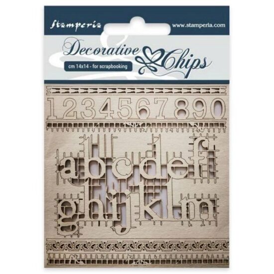SCB24 - Figurine din carton de 1mm - 14x14 - Stamperia