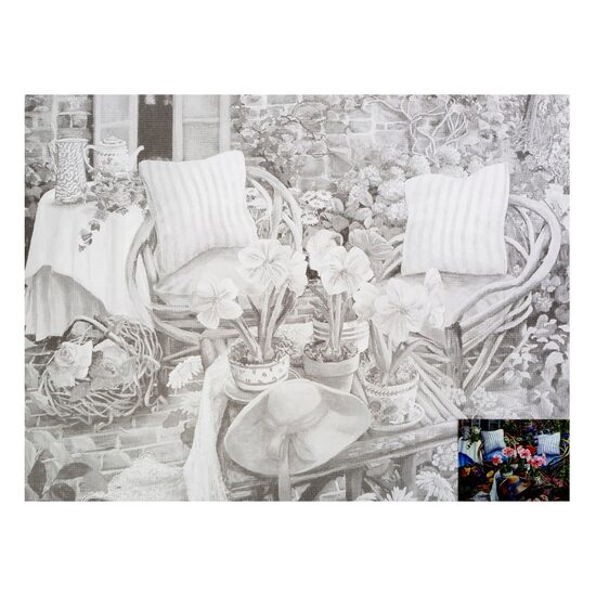 Carton panzat predesenat , 30 x 40 cm , 280gr , Terrase , Nevskaya - P-ART