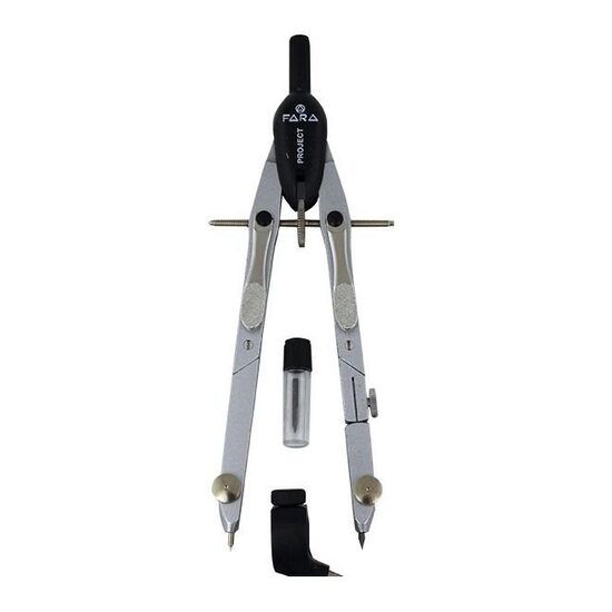 NF/04 - Compas argintiu FARA Grafotech - REAL-W