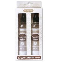 KEN12 - Crystal Resin - Rasina transparenta bicomponenta 2x150ml - Stamperia