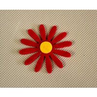 368822 Set 20 flori rosii din fetru 5 cm. ANT-CH