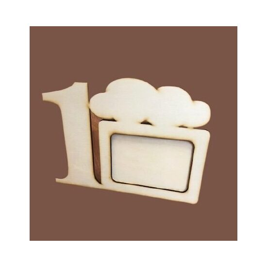 Rama foto cifra 1 cu norisor - 26.5 x 19 cm - FAN-H